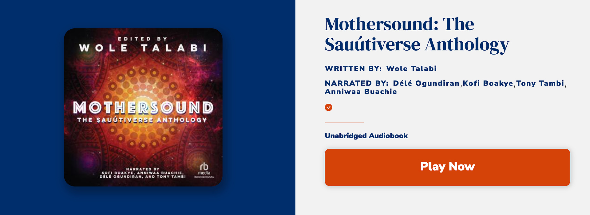 Mothersound: The Sauútiverse Anthology Audiobook is Out